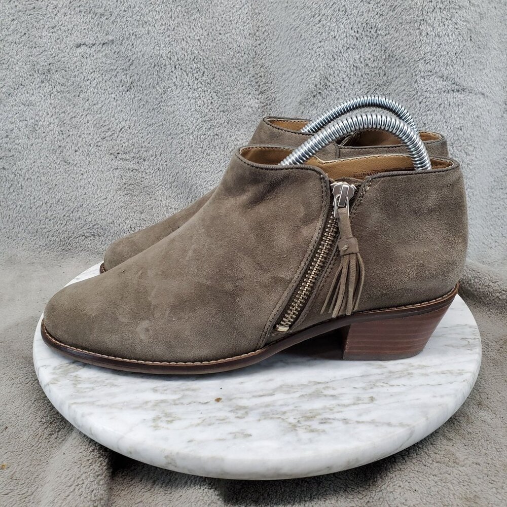 Vionic Shoes Womens Size 7.5 Brown Suede Serena Arch Support Ankle Boots